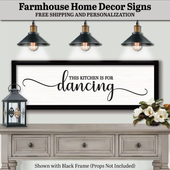 This Kitchen Is For Dancing Sign Plaque, FARM...