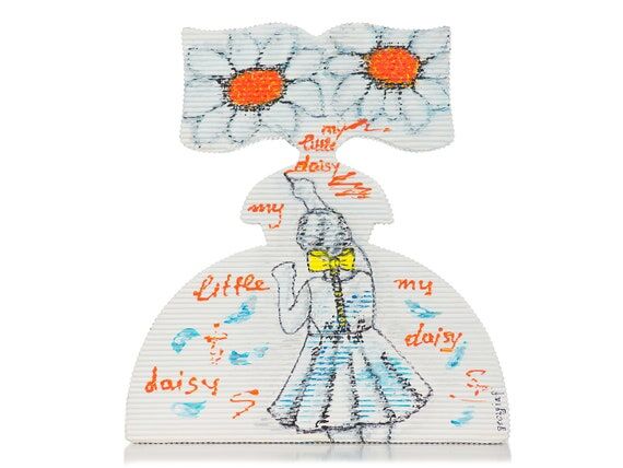 Handmade Pop Art Sculpture: Paper Figurine, M...