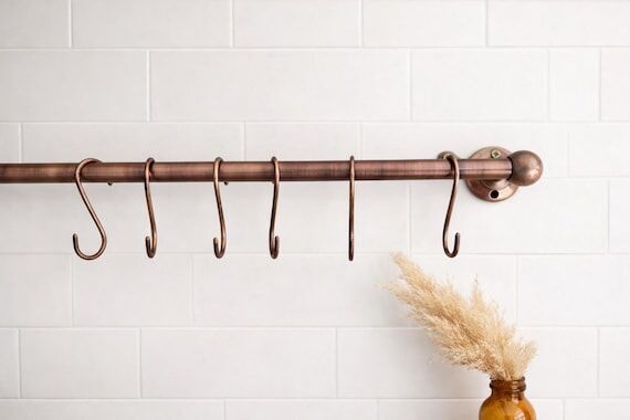 Moroccan pot rack ,Handcrafted Vintage Copper...