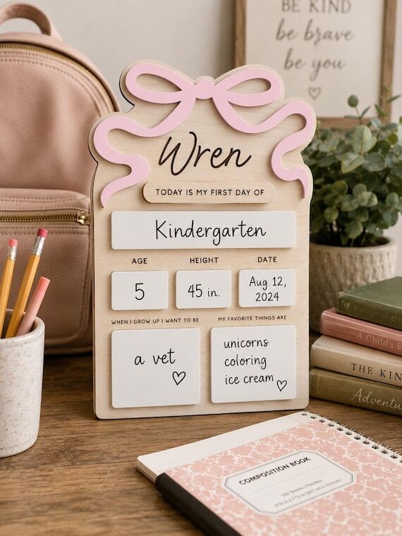 Personalized Back to School Sign | First Day ...