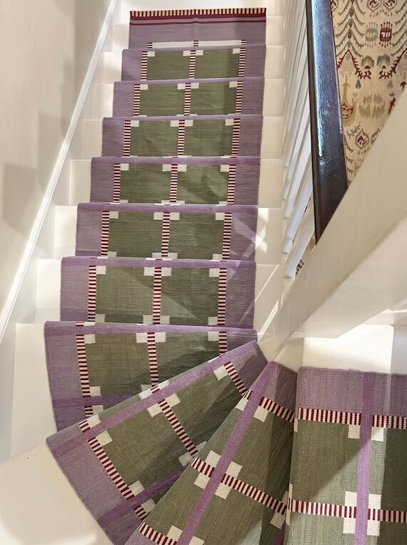 Pet-Friendly Wool Stair Runner | 100% Natural...