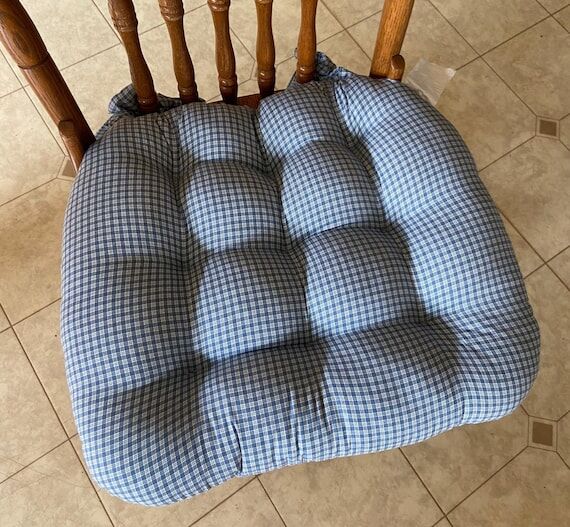 Large Tufted Chair Cushion...