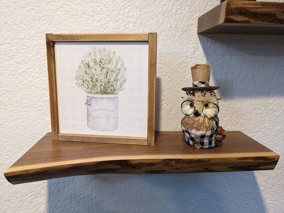 Rustic Live edge modern natural wood rustic ...