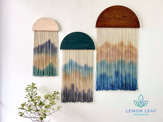 Ombré Macrame Wall Hanging: Modern Fiber Art...