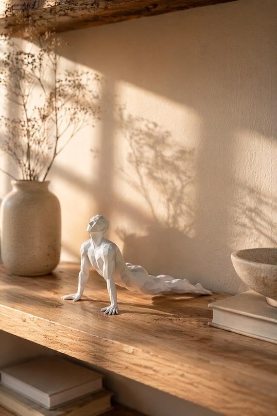 Minimalist Yoga Figurine Gift – Meditation ...