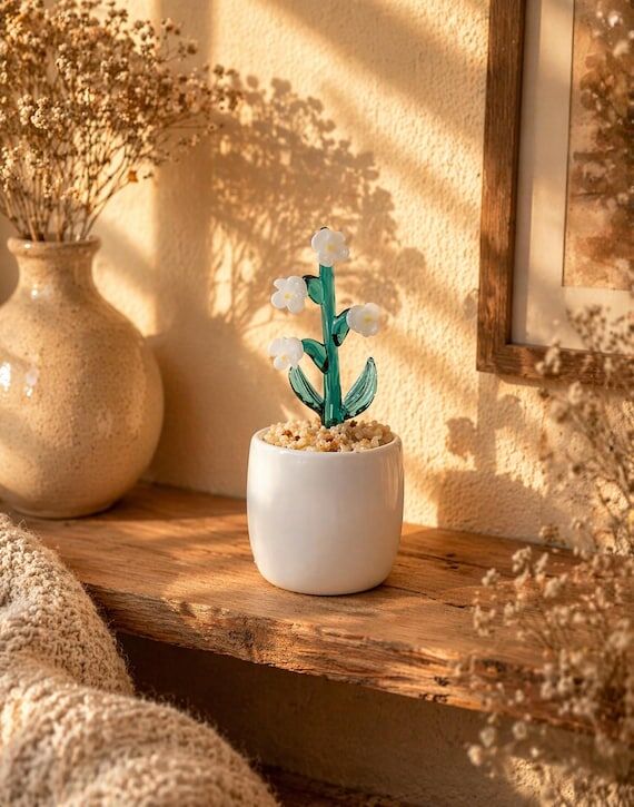 Elegant Handmade Glass Plants – Stained Gla...