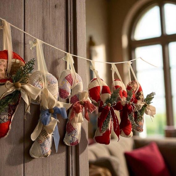 Quilted Candy Canes/Antique...