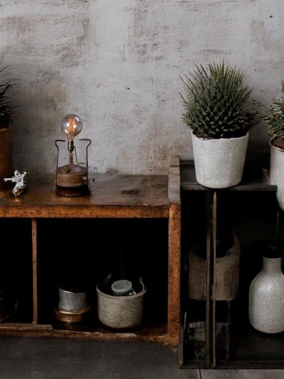 Maison Zoe Recycled gas lamp - Industrial Lam...