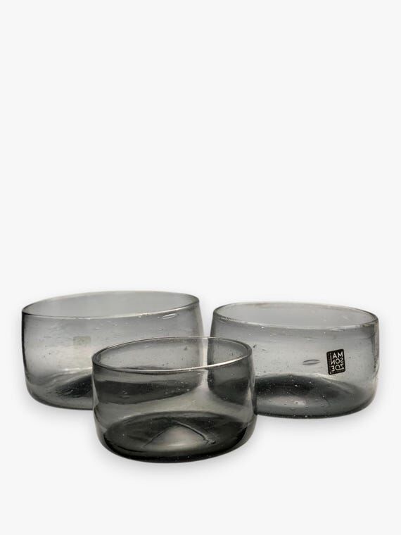 Maison Zoe Glass bowls Amudi set of 3 - decor...