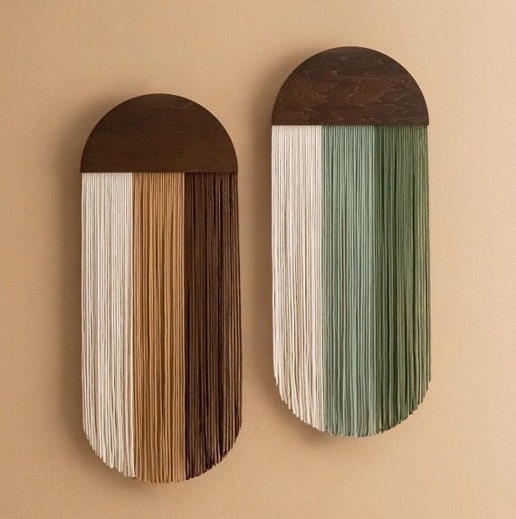 Fiber Wall Art, Yarn Decor, Minimalist Home, ...