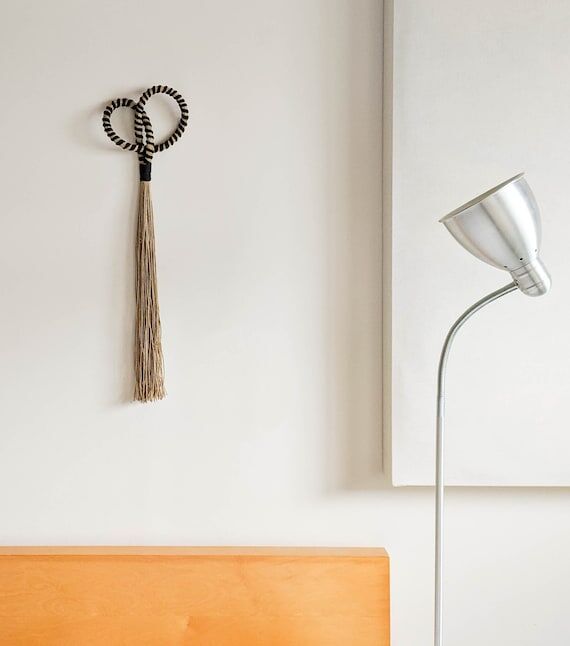 Large knot wall art, handmade modern wall han...