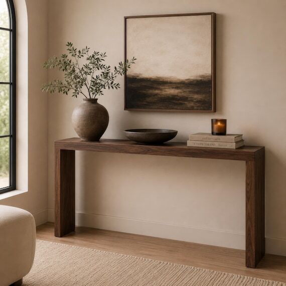 Entryway Console Table Narrow Console Table f...