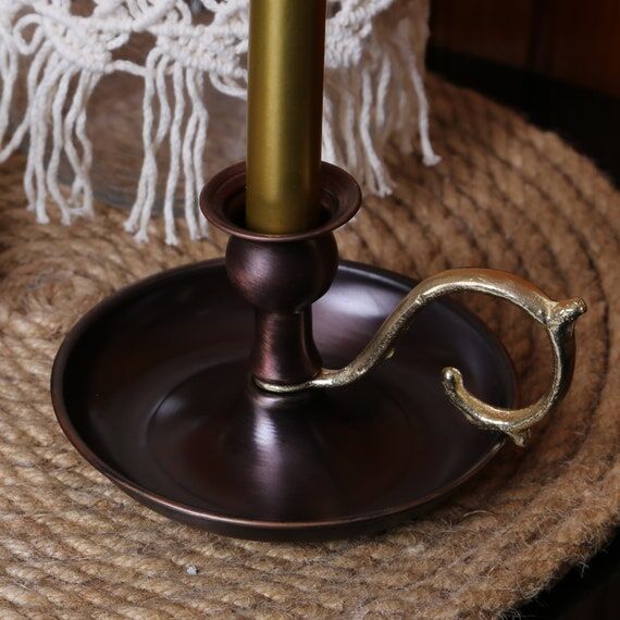 Handmade Copper Candle Holder, Living Room De...