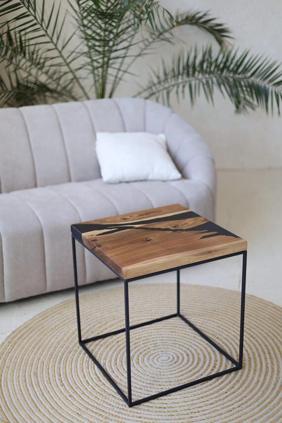 Square coffee table – Wooden coffee table ...