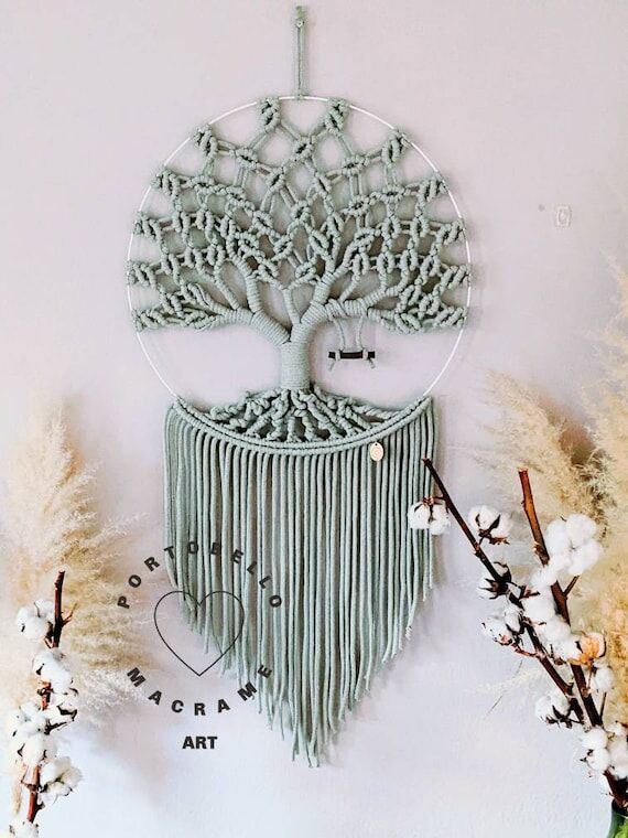 Large Macrame Tree of Life,Handmade Home Deco...