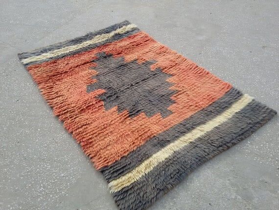 Turkish Tulu Rug ,Anatolian Rug,Vintage Rug,A...