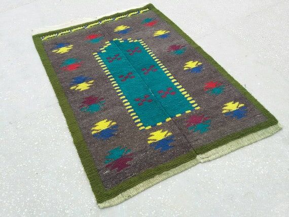 Turkish Runner Tulu , Vintage Turkish Tulu Ru...