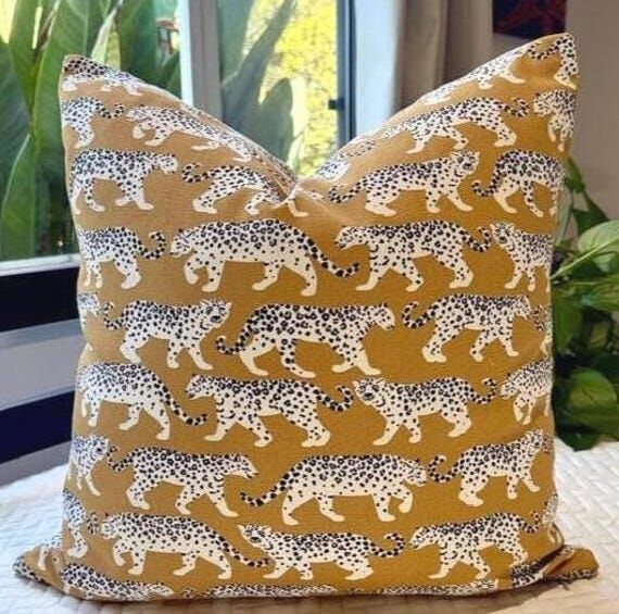 Leopard Print Pillow Cover: 20" (No Social Media) 20&quo...
