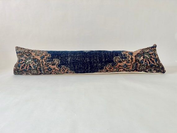 Extra Long Turkish Lumbar Kilim Pillow Cover,...
