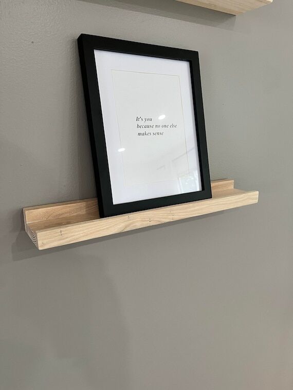 Floating Picture Ledge: Modern Picture Shelf...