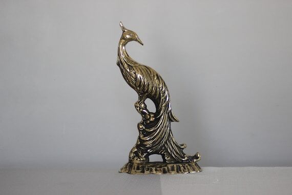 Emerald phoenix Sculpture, phoenix figurine, ...