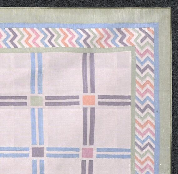 Handmade Geometric Checkered Cotton Area Rug ...