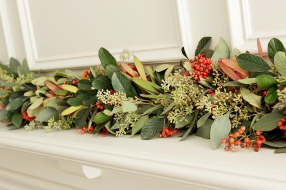 Handmade Fresh Premium Winter Garland – for...