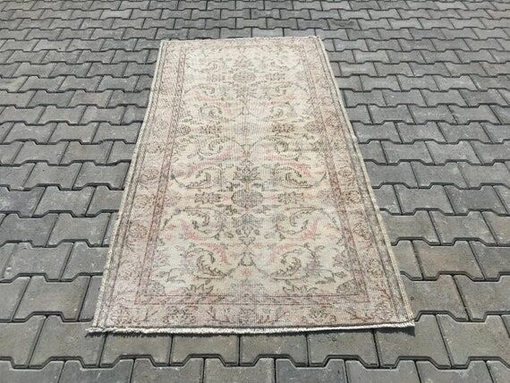 3x6 Turkish Rug,Area Rug,3x6 Oushak Rug,3x6 R...