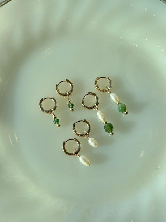 Keira Earring Set | Handmade Hoop Earrings wi...