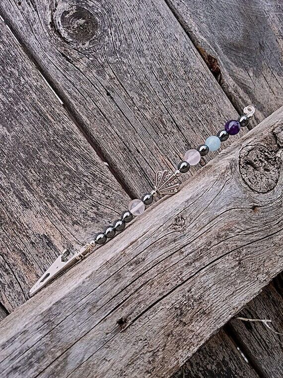 Gemstone Multi Use Clip: Amethyst, Aquamarine...