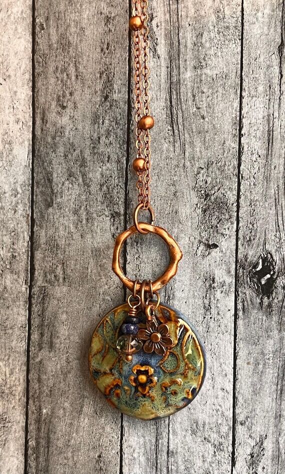 Back In Stock! Artisan Ceramic & Copper Long ...