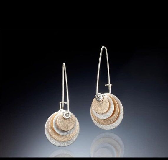 Drop Earring for her, Dangle Earring, Circula...