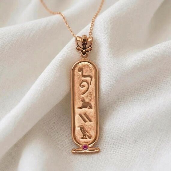 Rose Gold Plated Lotus Pendant, Personalized ...