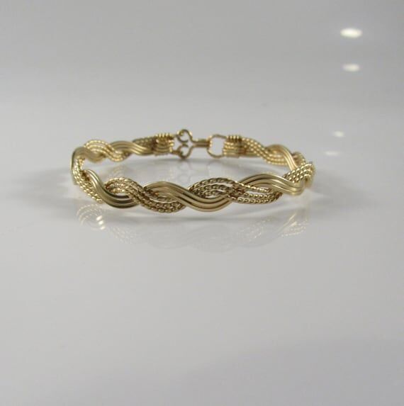 Gold Filled Bracelet, Gold Bracelet, Handmade...