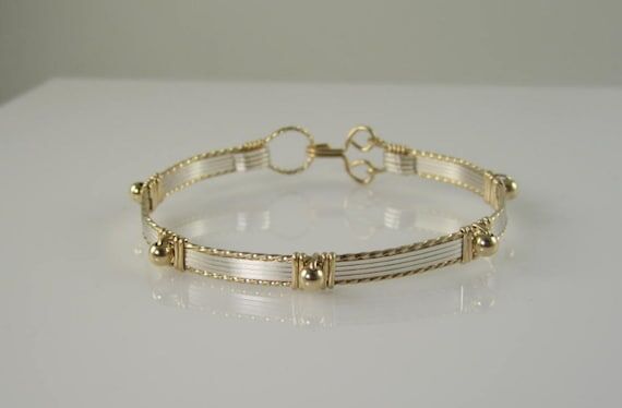 WSB-0153, Gold Filled Wire and Sterling Silve...