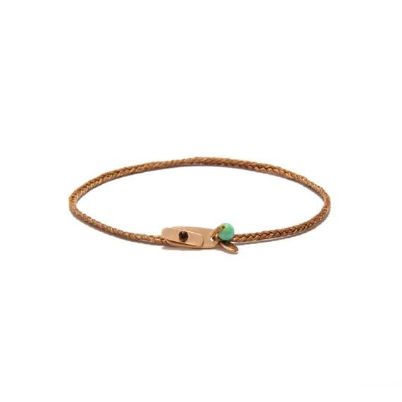 Bronzie Brown Gold Plated Bracelet | 18k Gold...