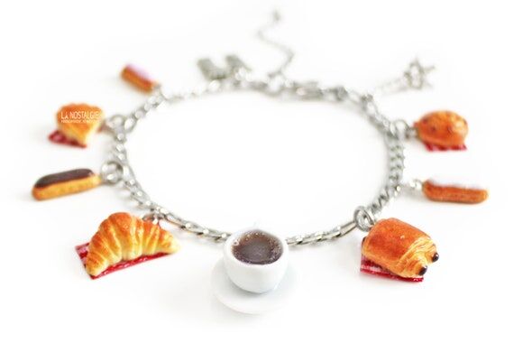 Paris Romantic Love Charm Bracelet Coffee Chr...