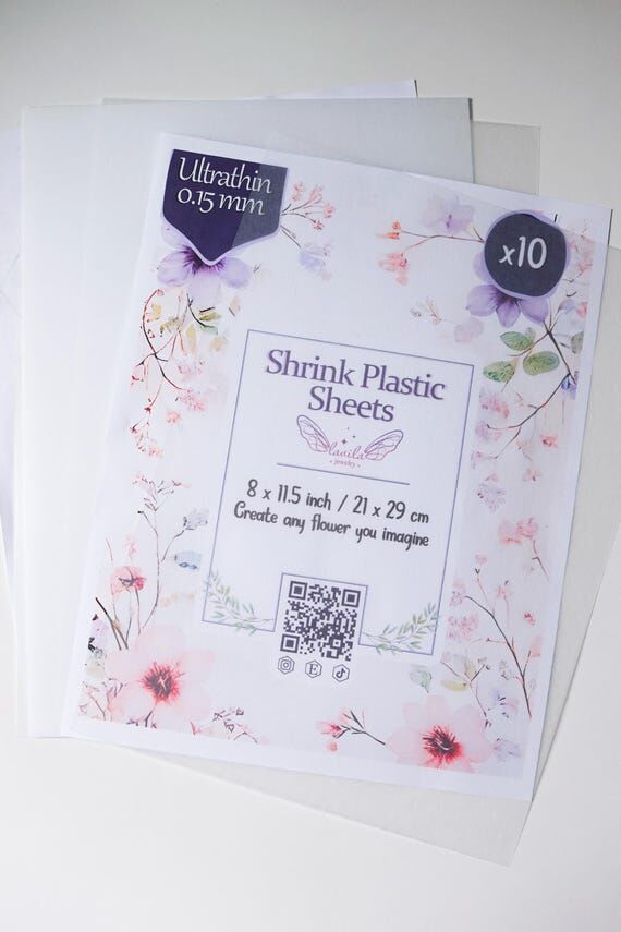 0.15mm Ultra-Thin Shrink Plastic Sheets (8 (No Social Media) ...