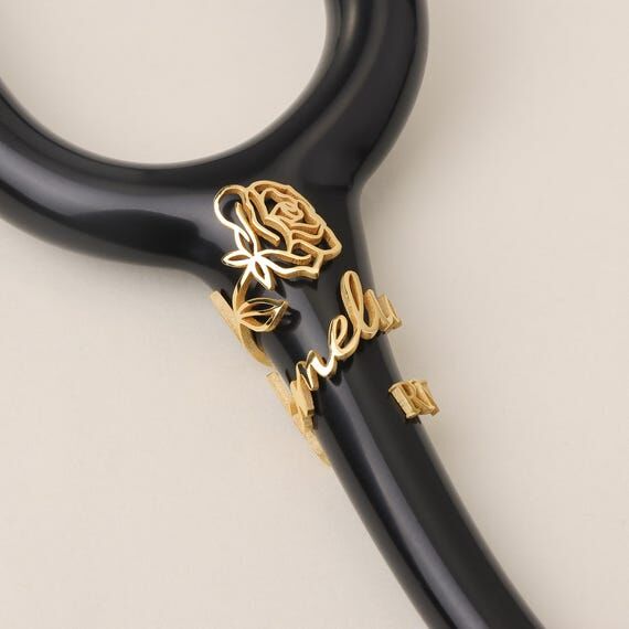 Personalized Birthflower Stethoscope ID Tag |...