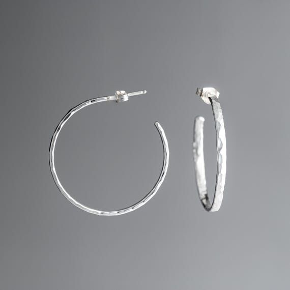 1.25" Handmade Argentium Sterling Silver...
