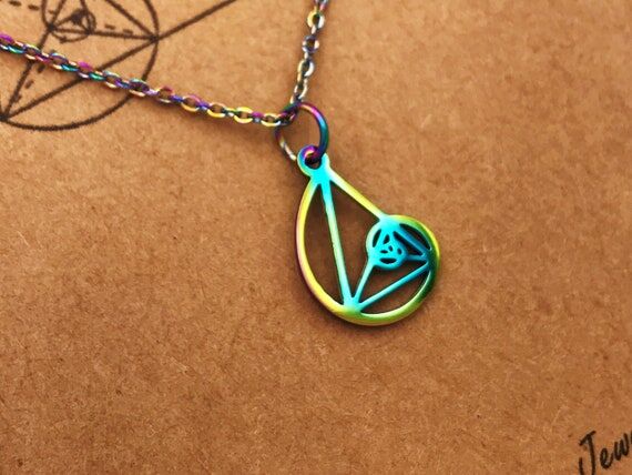 Fibonacci Necklace-Petite Golden Ratio Pendan...