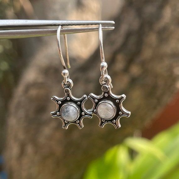 Moonstone 925 Sterling Silver Drop, June Birt...