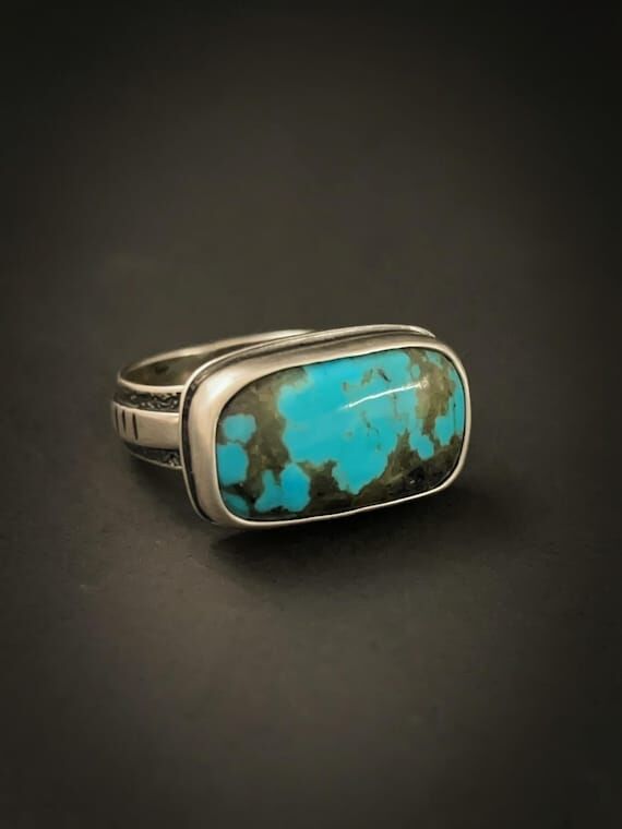 True to Form - Arizona Kingman Turquoise Ring...