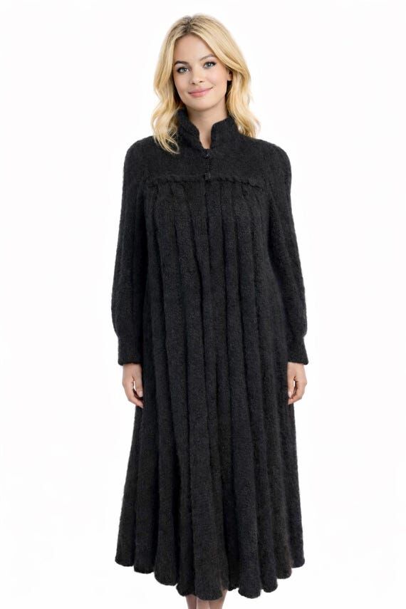 Vintage Mohair Knit Coat | 1990s Ann Arundell...