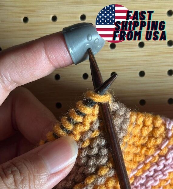 Knit Crochet Fingertip Guard Finger Covers Pr...
