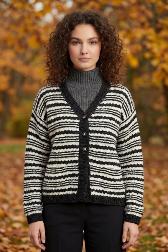 Custom Textured Knit Sweater | Personalized W...