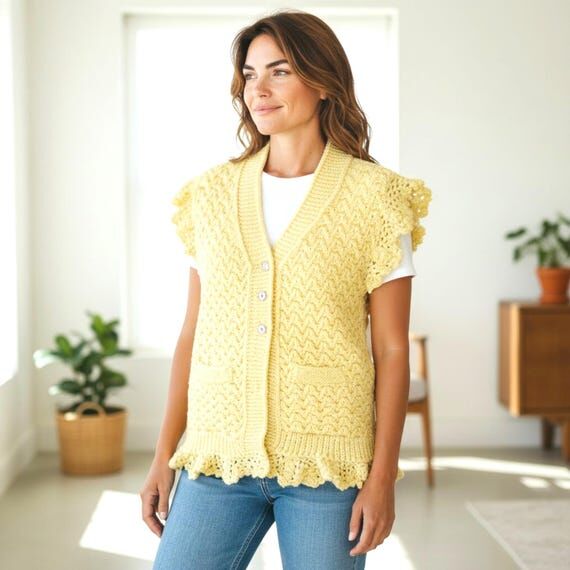 Handcrafted Knit Sweater for Women | Soft Woo...