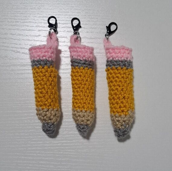 Crochet Pencil Chapstick holder...