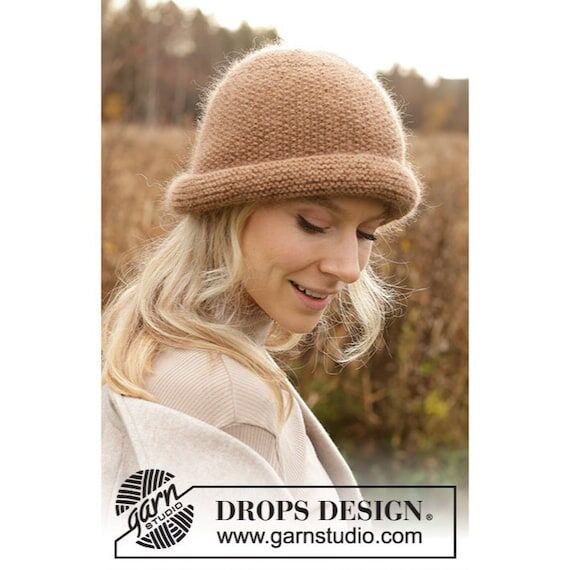 Handmade Alpaca Mohair Wool Beret: Knitted Cl...