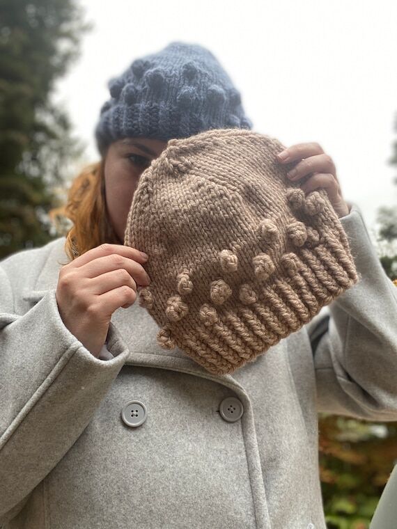 PATTERN: Blueberry Patch Hat knit hat...